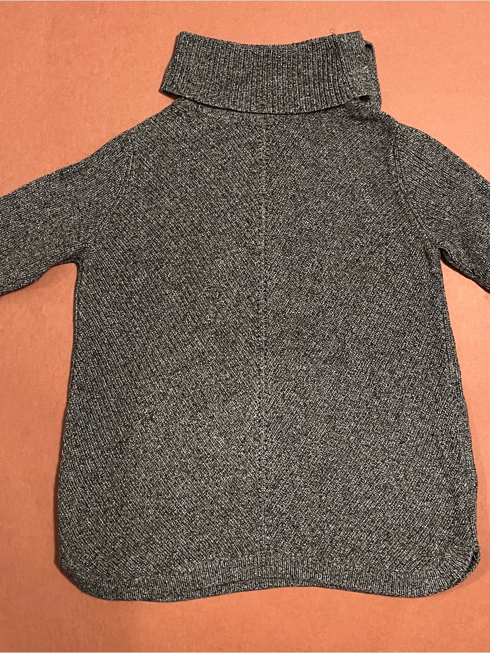Talbots Women’s Gray Knit Cowl Neck Sweater Tunic Size Medium - Picture 4 of 4